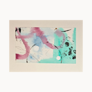 Kunstkarte „Soft Layers“ – abstraktes Original