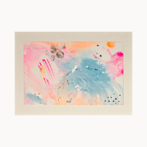 Kunstkarte „Pastel Drift“ – abstraktes Original