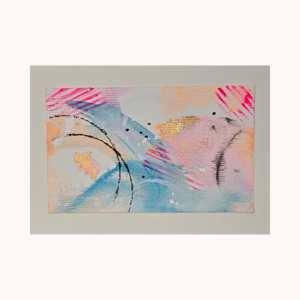 Kunstkarte „Pastel Breeze“ – abstraktes Original