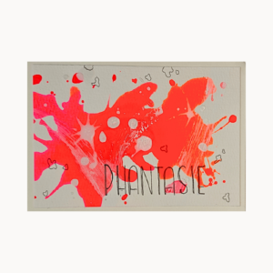 Kunstkarte „Phantasie“ – abstraktes Original
