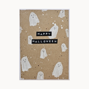Halloweenkarte „Kleine Geister“ – Happy Halloween